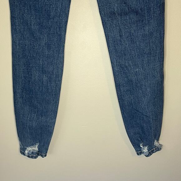 KanCan Medium Wash Distressed Button Fly Jean Jegging Size 1 /24 - Picture 12 of 12
